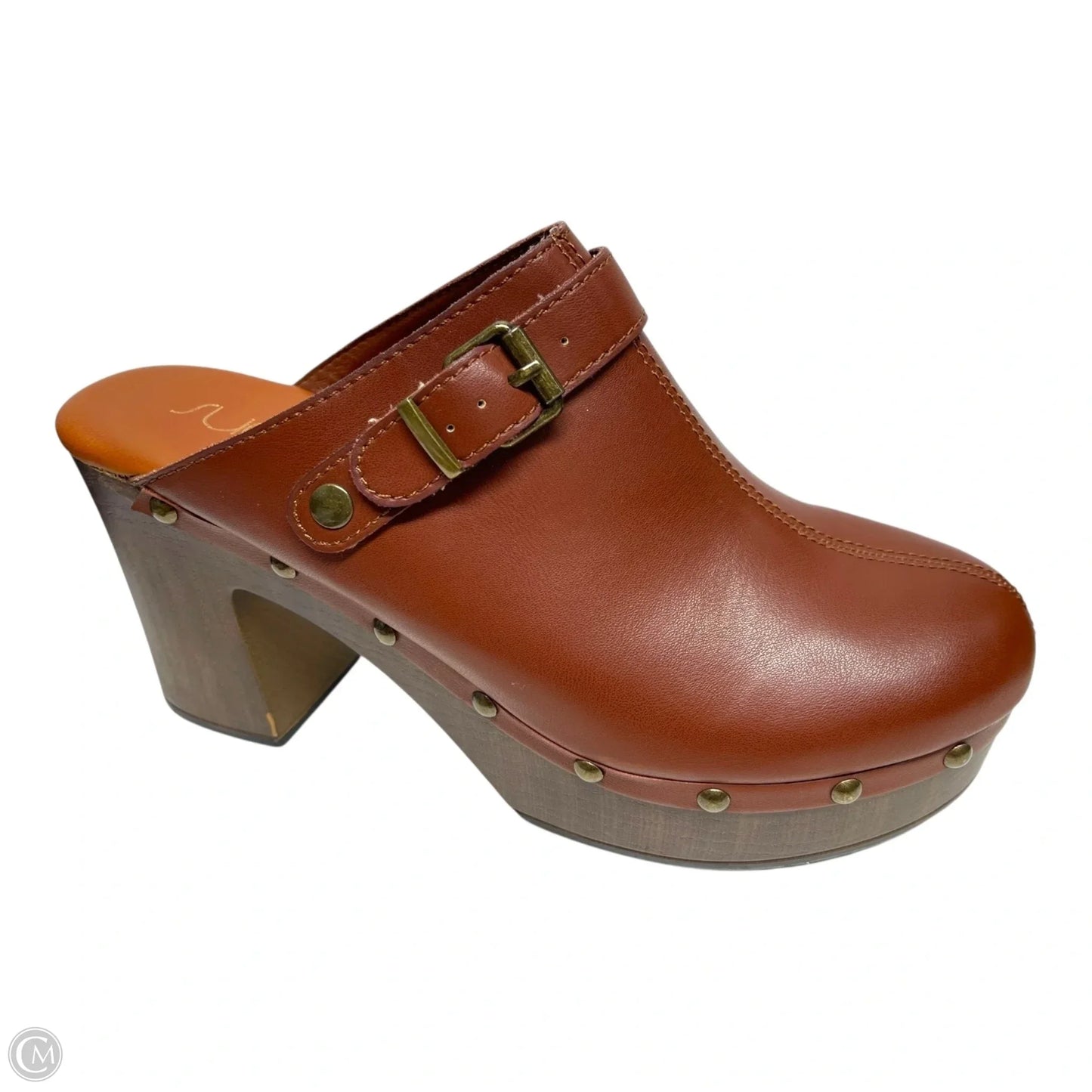 Shoes Heels Block By Sugar In Brown, Size: 9