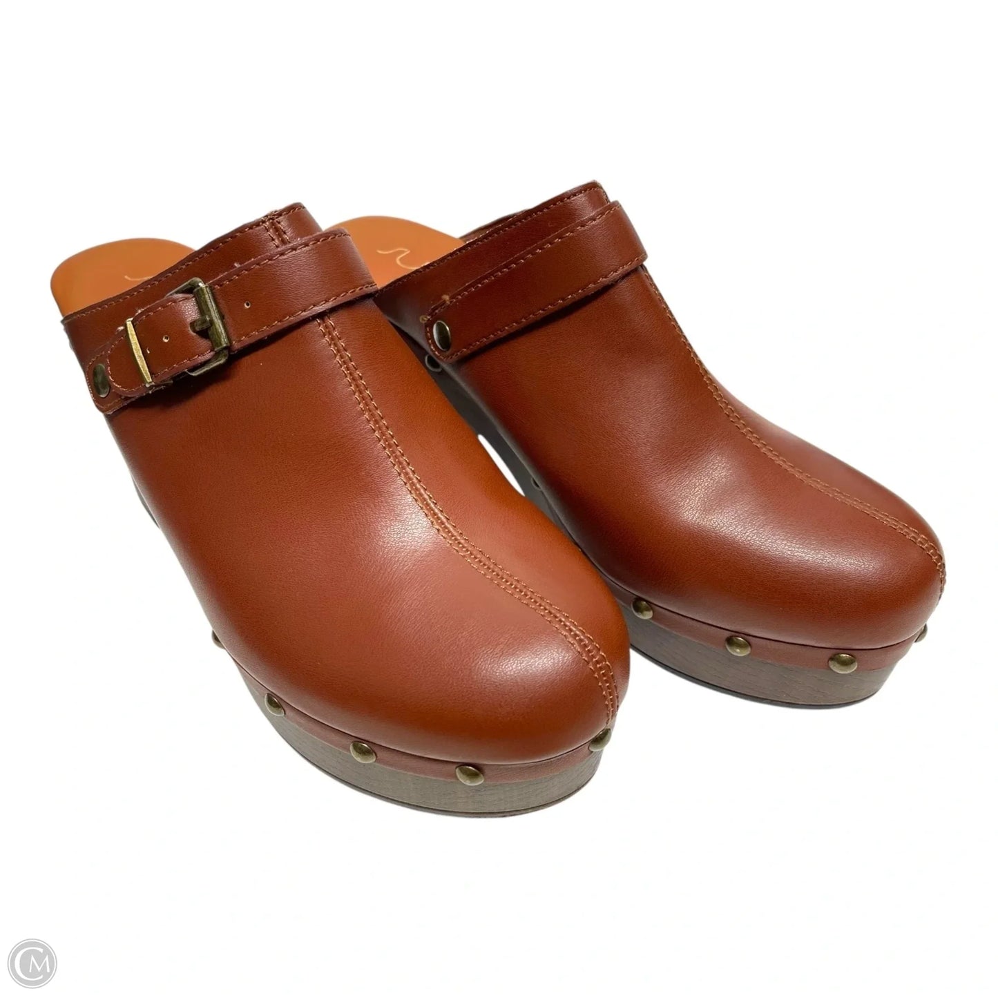 Shoes Heels Block By Sugar In Brown, Size: 9