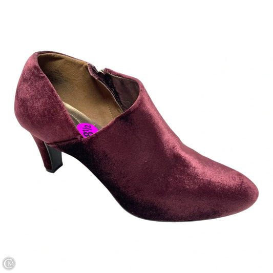 Shoes Heels Stiletto By Bandolino In Maroon, Size: 8.5