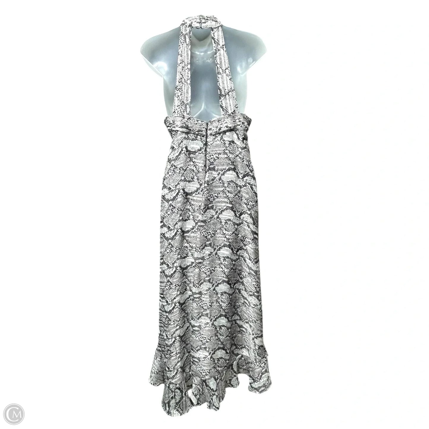 Dress Party Long By Vince Camuto In Snakeskin Print, Size: M