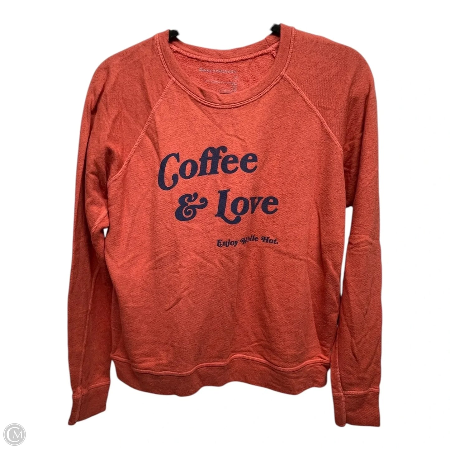 Sweatshirt Crewneck By good hYOUman In Blue & Orange, Size: Xs