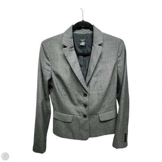 Blazer By Ann Taylor In Grey, Size: 10p