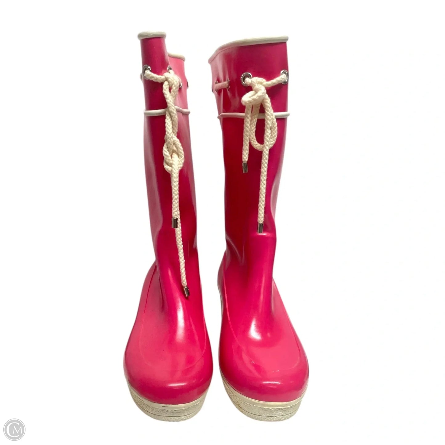 Boots Rain By Sperry In Pink & White, Size: 7