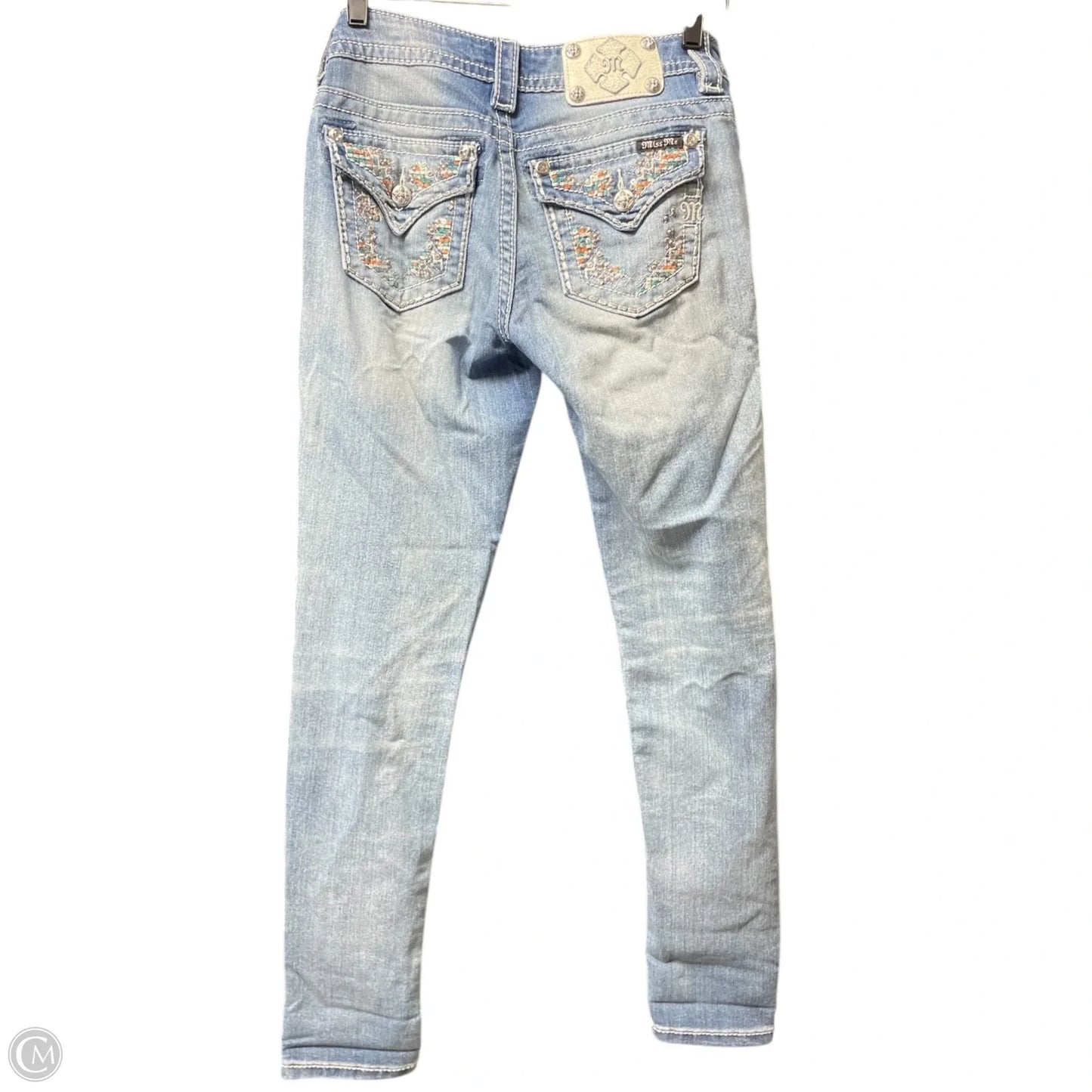 Jeans Skinny By Miss Me In Blue Denim, Size: 4