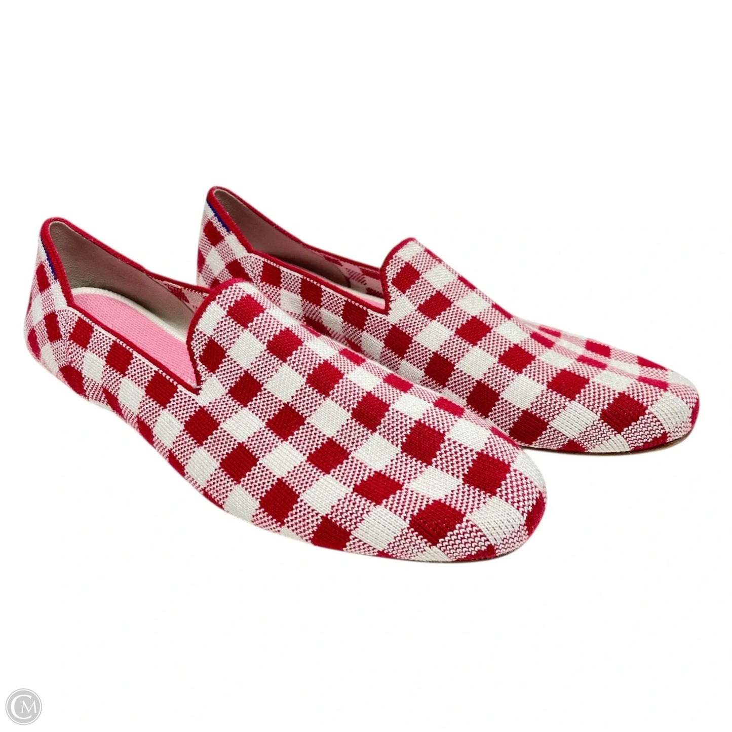Shoes Flats By Rothys In Red & White, Size: 10.5