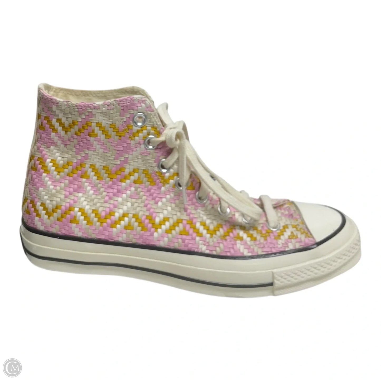 Shoes Sneakers By Converse In Orange & Pink, Size: 10