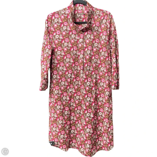 Dress Casual Short By J Mclaughlin In Brown & Pink, Size: S