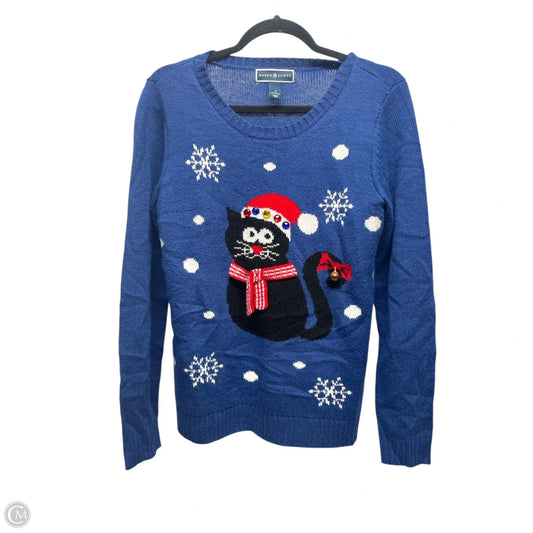 Sweater By Karen Scott In Blue, Size: S