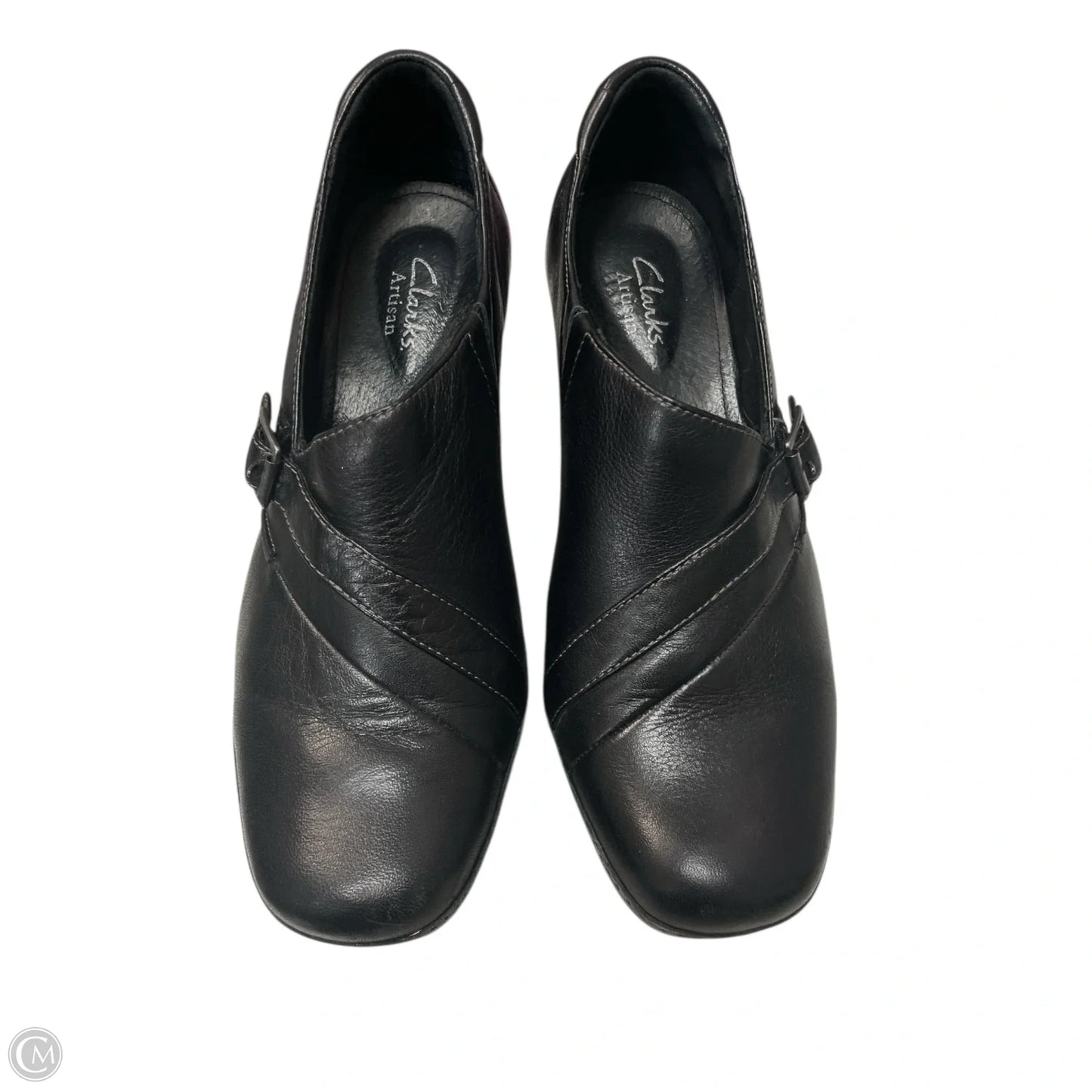 Shoes Heels Block By Clarks In Black, Size: 8