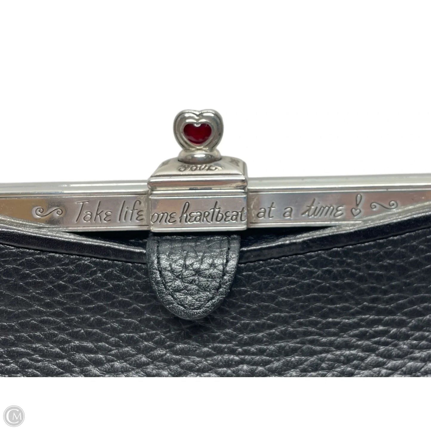 Clutch Leather By Brighton, Size: Medium