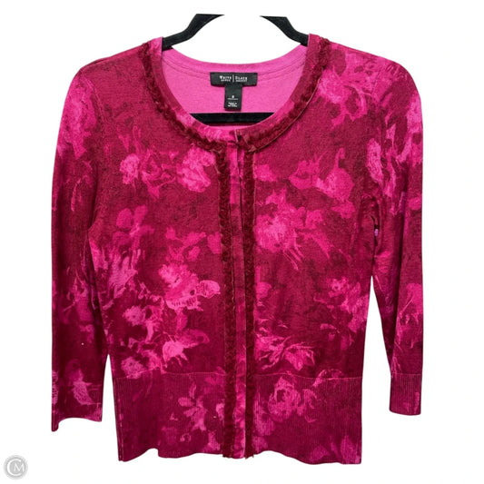 Cardigan By White House Black Market In Pink, Size: S