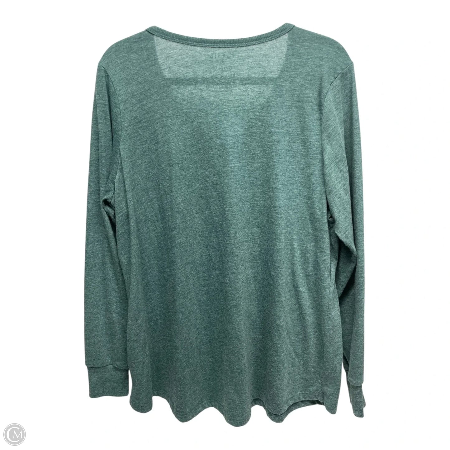 Top Long Sleeve By Torrid In Green, Size: 1x
