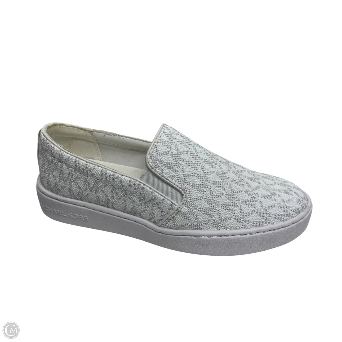 Shoes Sneakers By Michael By Michael Kors In Grey & White, Size: 5.5