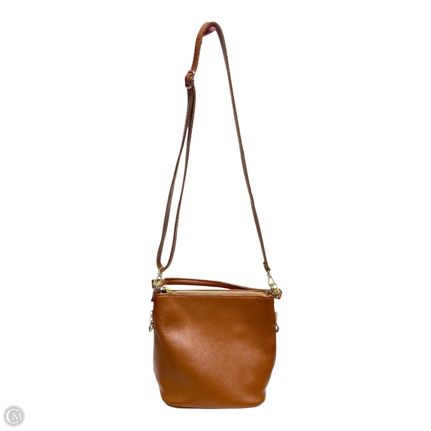 Crossbody Leather By Clothes Mentor, Size: Medium