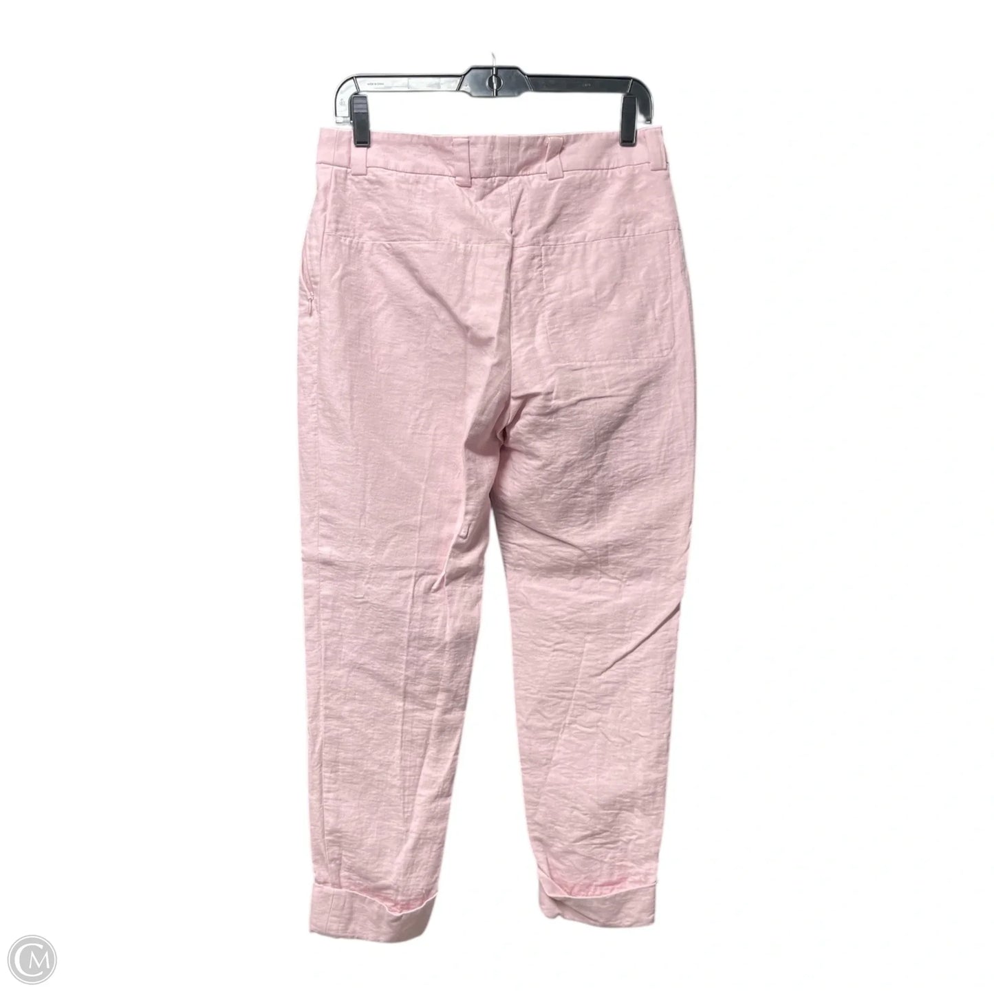 Pants Cropped By Akris In Pink, Size: 6