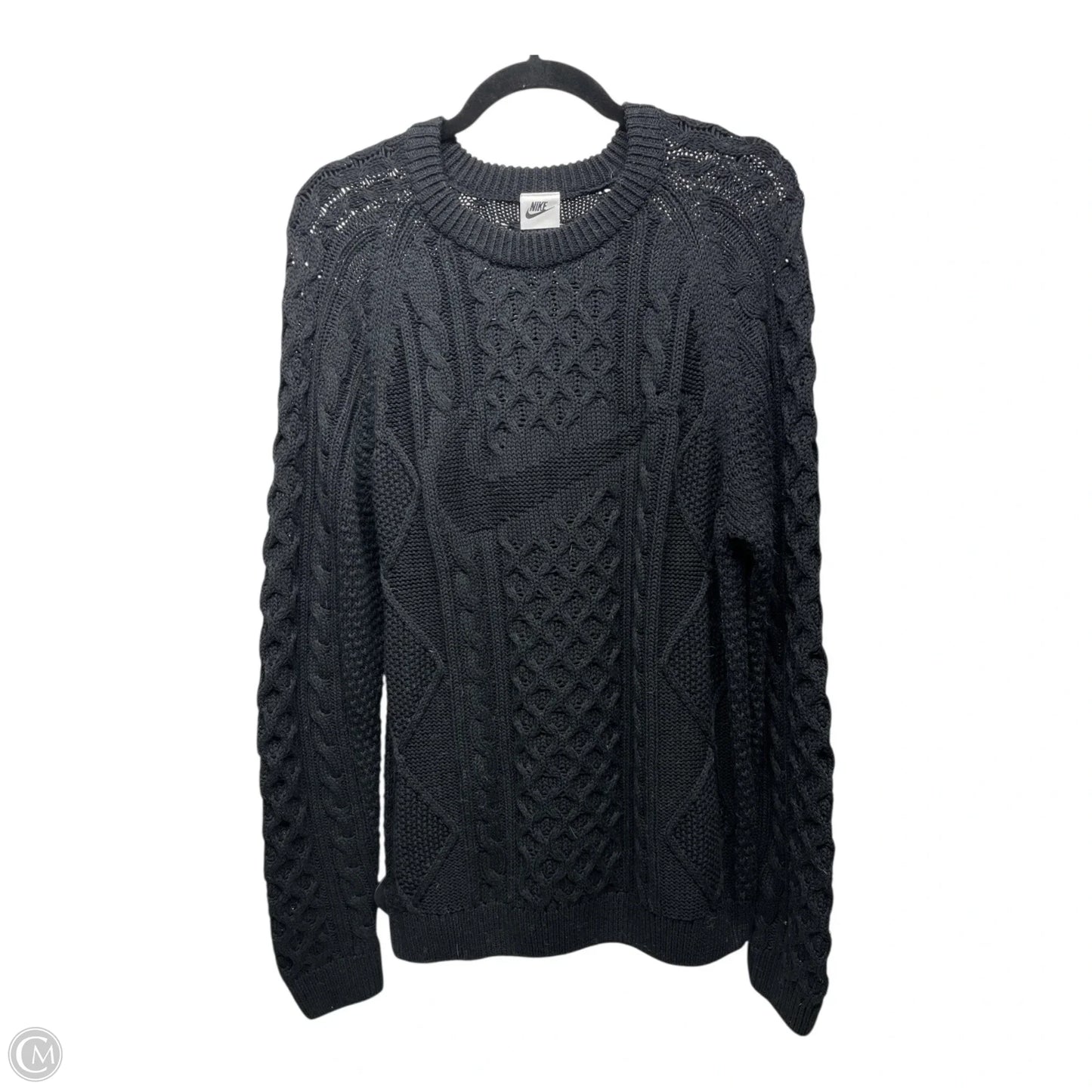 Sweater By Nike Apparel In Black, Size: S