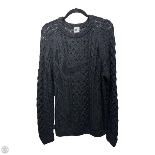 Sweater By Nike Apparel In Black, Size: S