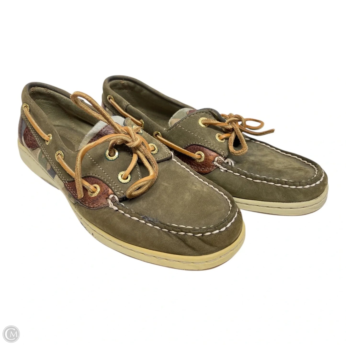 Shoes Flats By Sperry In Green, Size: 7