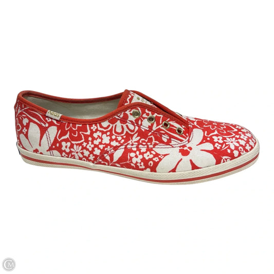 Shoes Designer By Kate Spade In Floral Print, Size: 7
