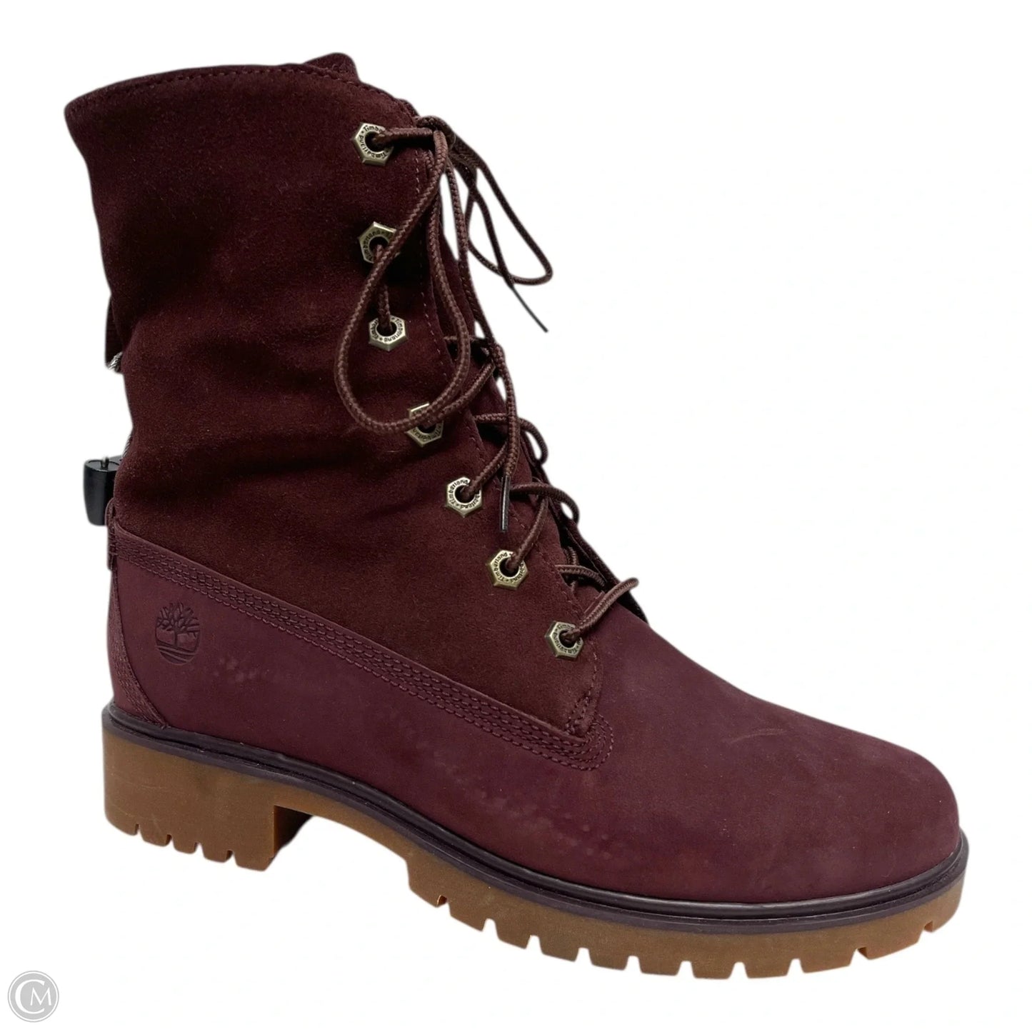 Boots Combat By Timberland In Maroon, Size: 8
