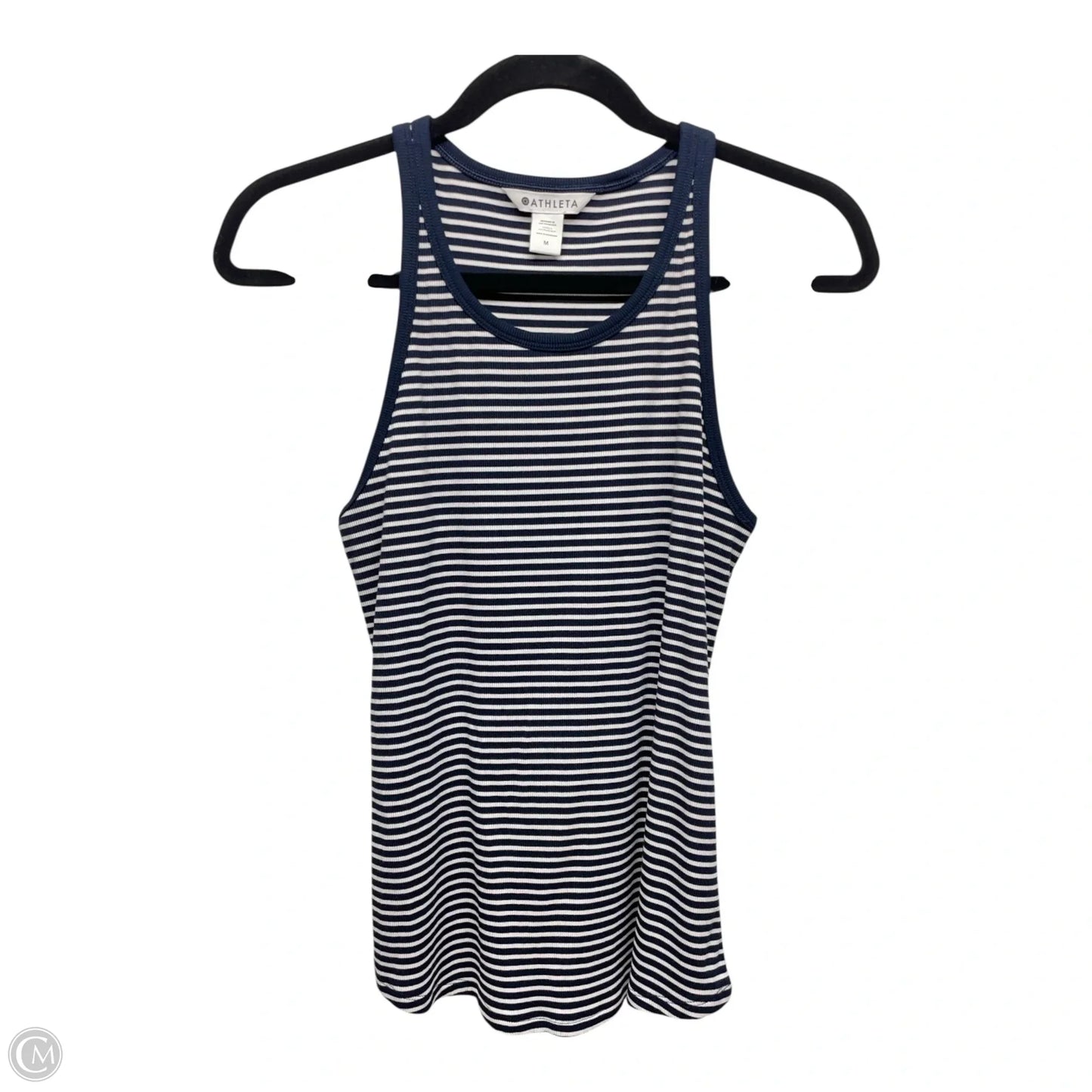 Athletic Tank Top By Athleta In Striped Pattern, Size: M