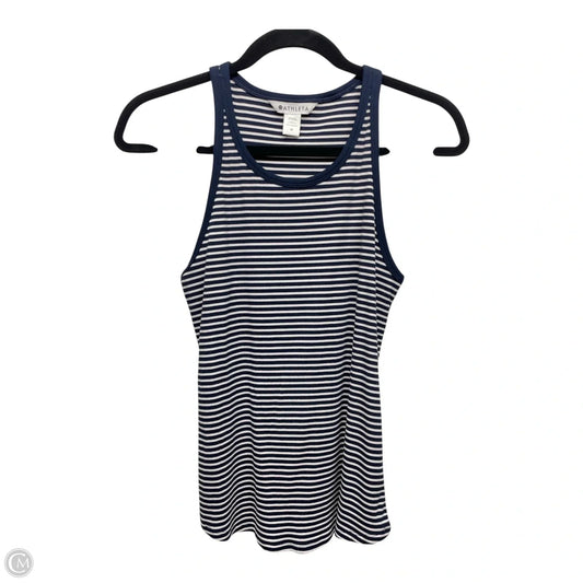 Athletic Tank Top By Athleta In Striped Pattern, Size: M