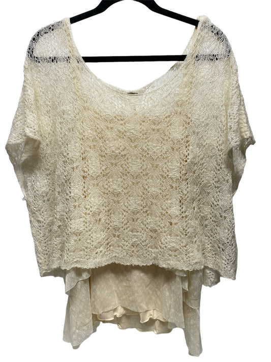 Sweater Short Sleeve By Free People  Size: M