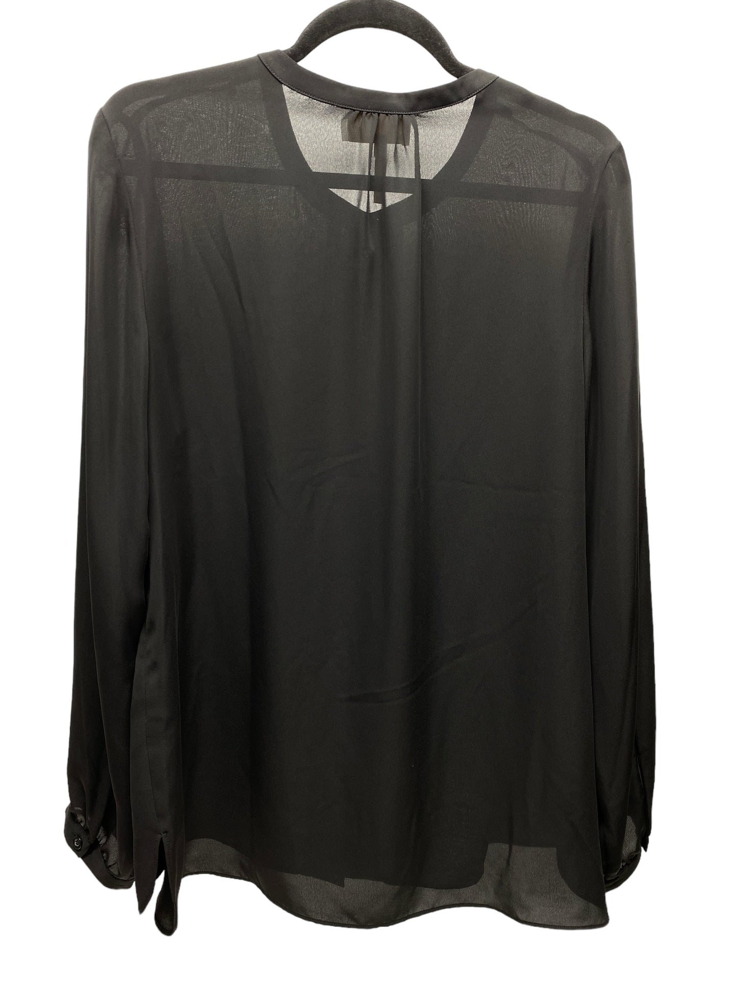 Top Long Sleeve By Laundry In Black, Size: 14