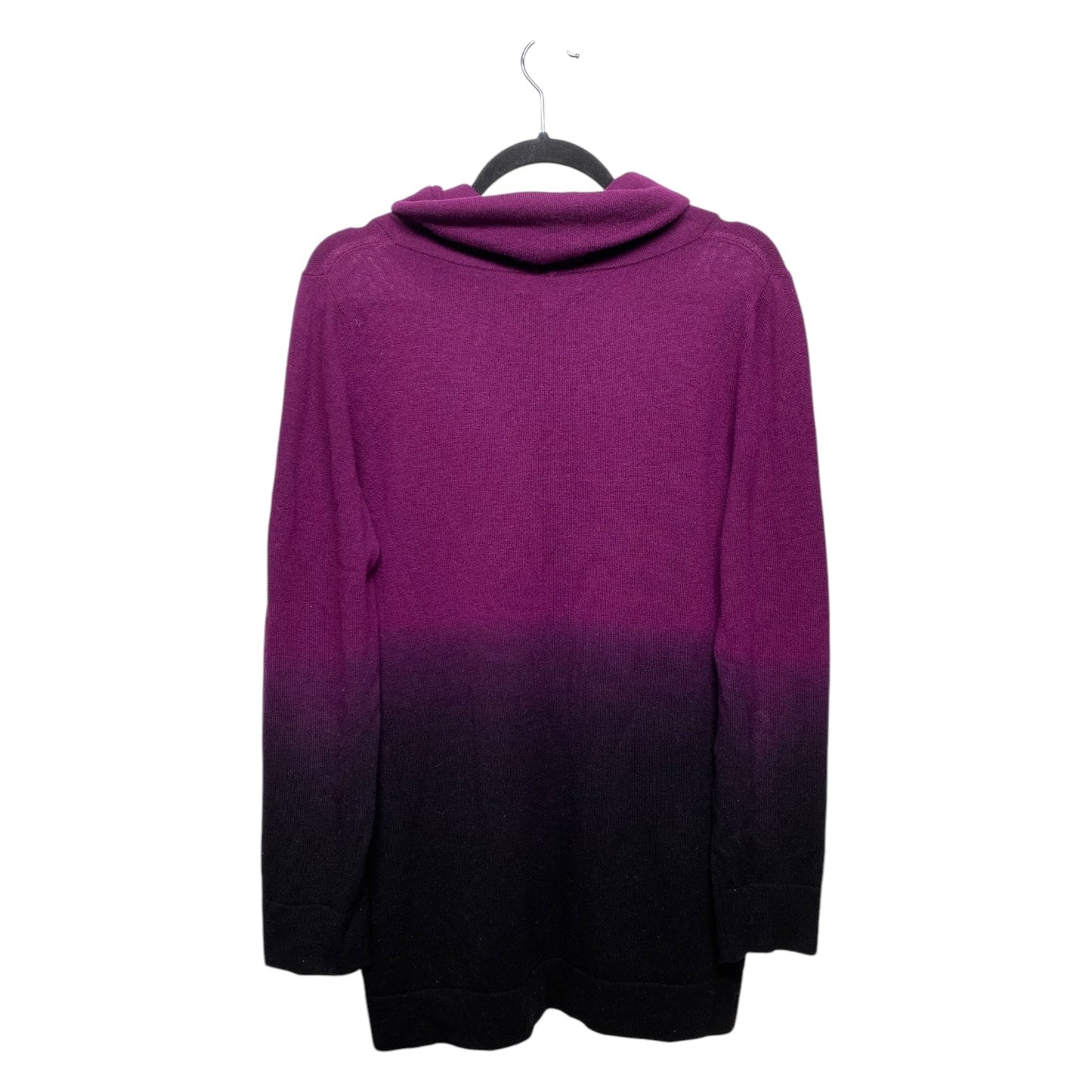 Sweater Cashmere By Nordstrom In Black & Purple, Size: L