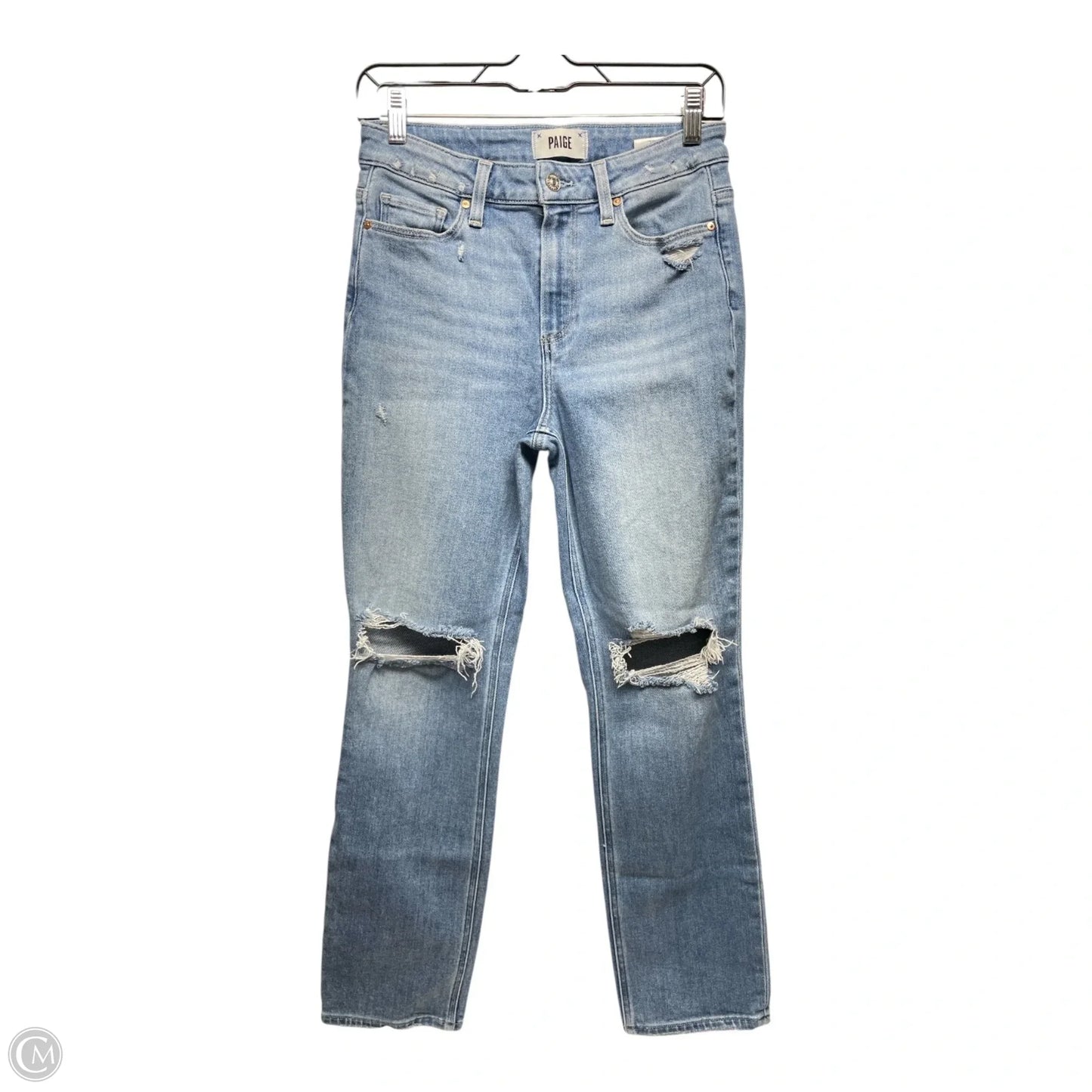 Jeans Straight By Paige In Blue, Size: 6