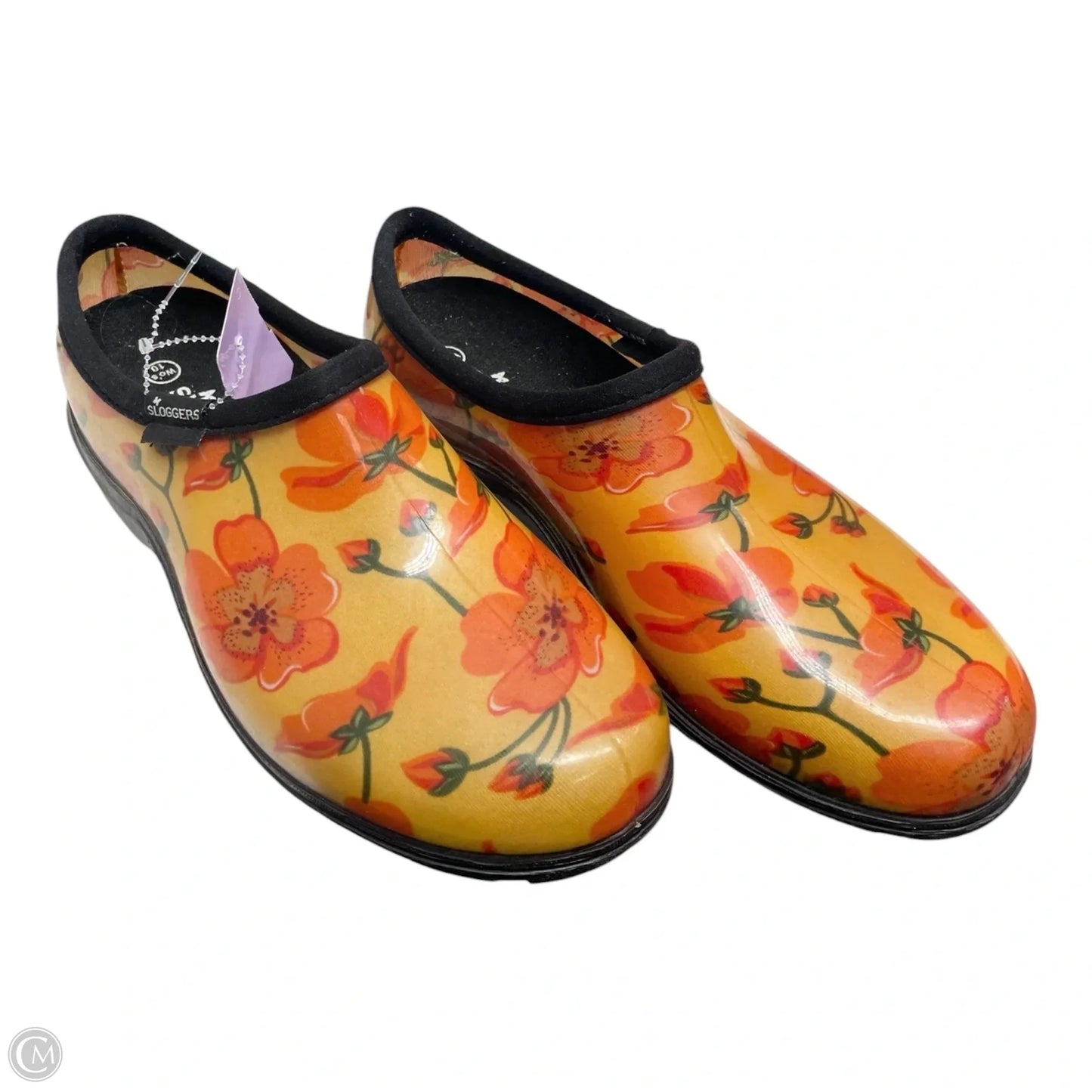 Shoes Flats By Clothes Mentor In Orange & Yellow, Size: 10
