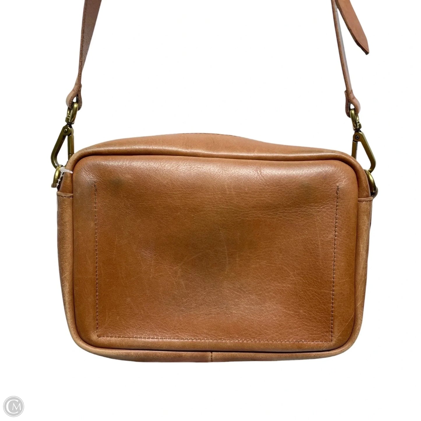 Crossbody Leather By Madewell, Size: Medium
