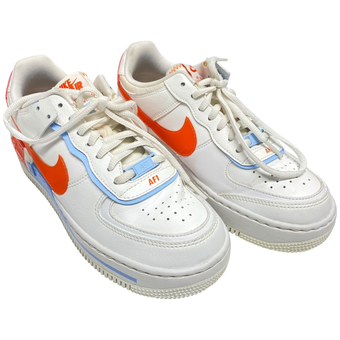 Shoes Sneakers By Nike In Blue Red & White, Size: 7.5