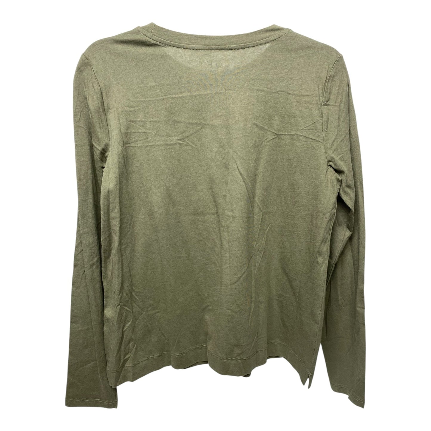 Top Long Sleeve By Loft In Green, Size: M