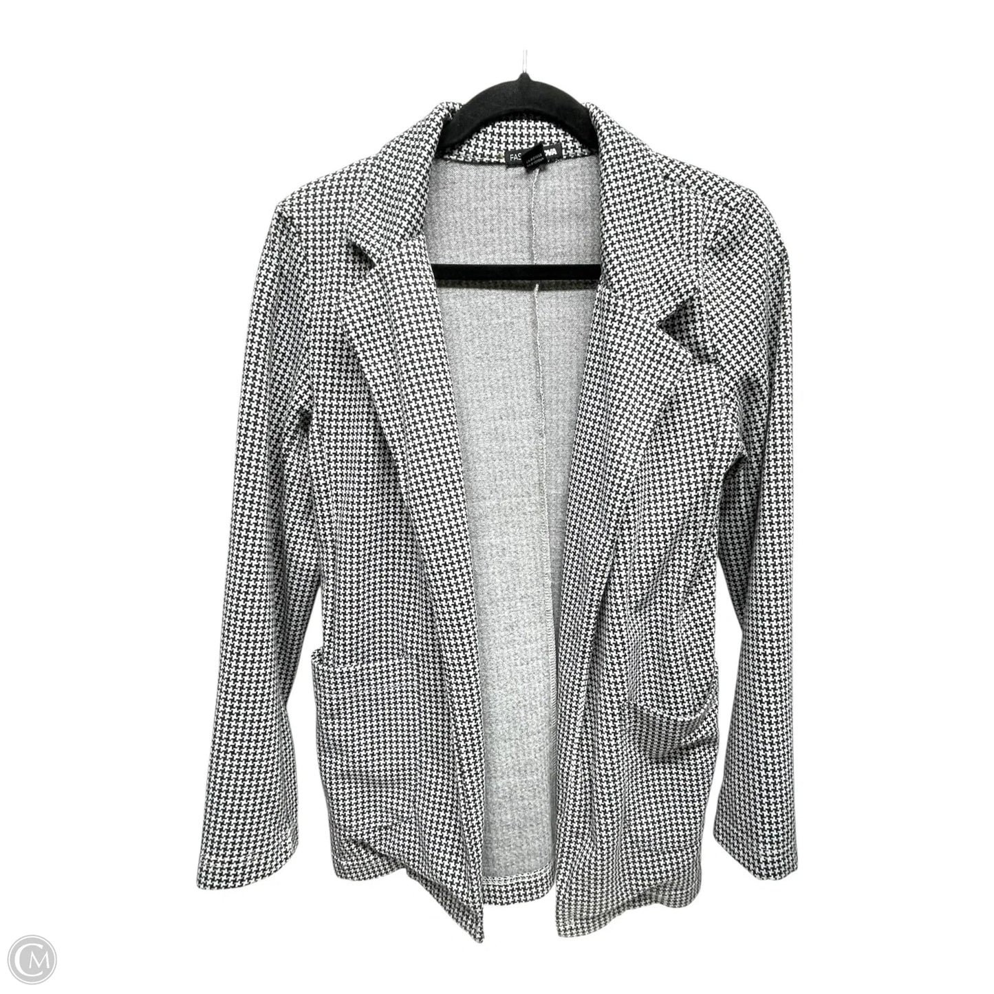 Blazer By Fashion Nova In Black & White, Size: S