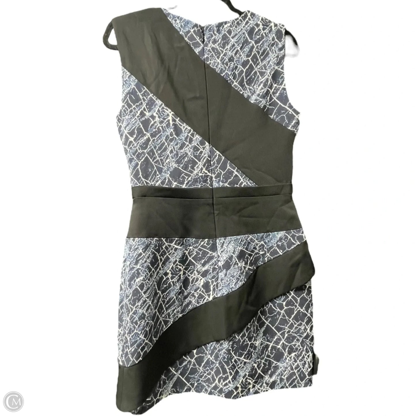 Dress Casual Short By Bcbgmaxazria In Black & Blue, Size: 6