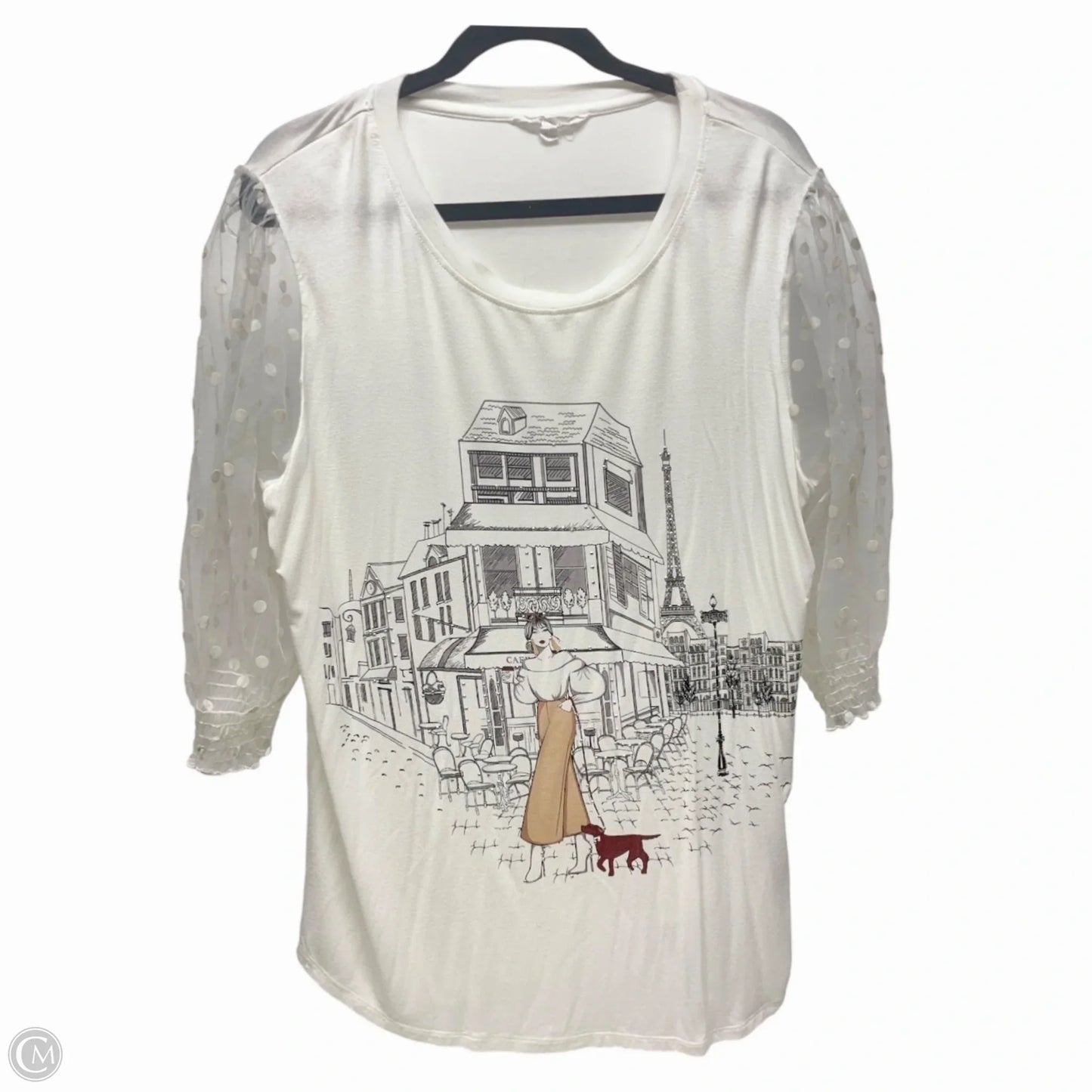 Top 3/4 Sleeve By Love & Lace -