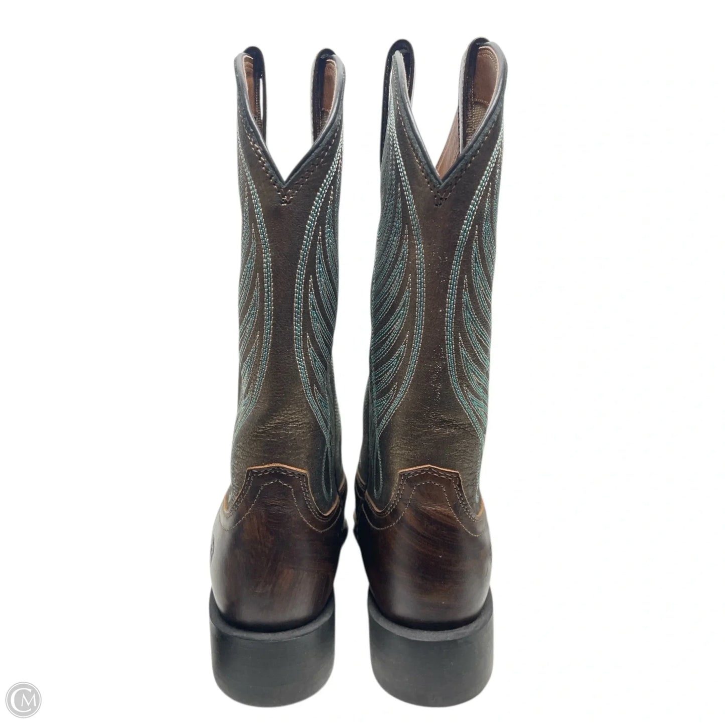 Boots Western By Ariat In Brown & Green, Size: 7.5