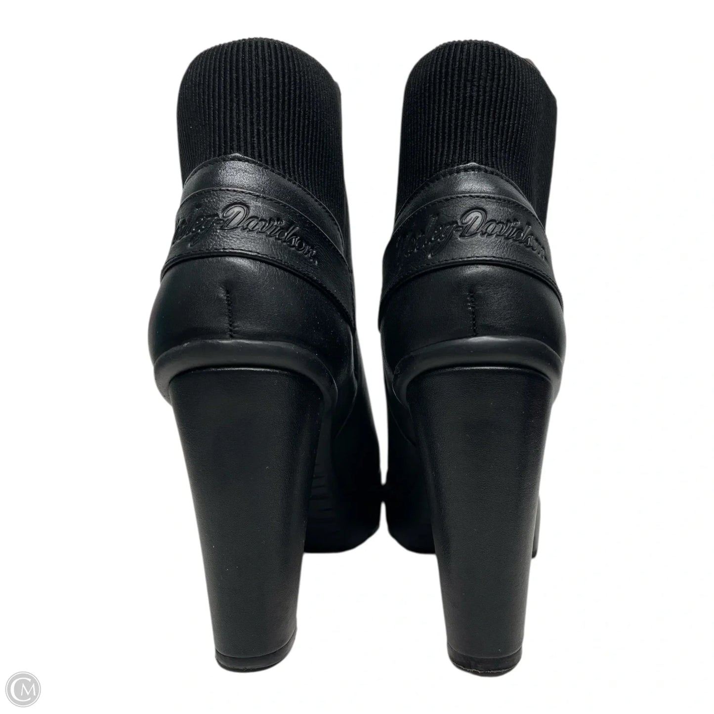 Boots Leather By Harley Davidson In Black, Size: 7