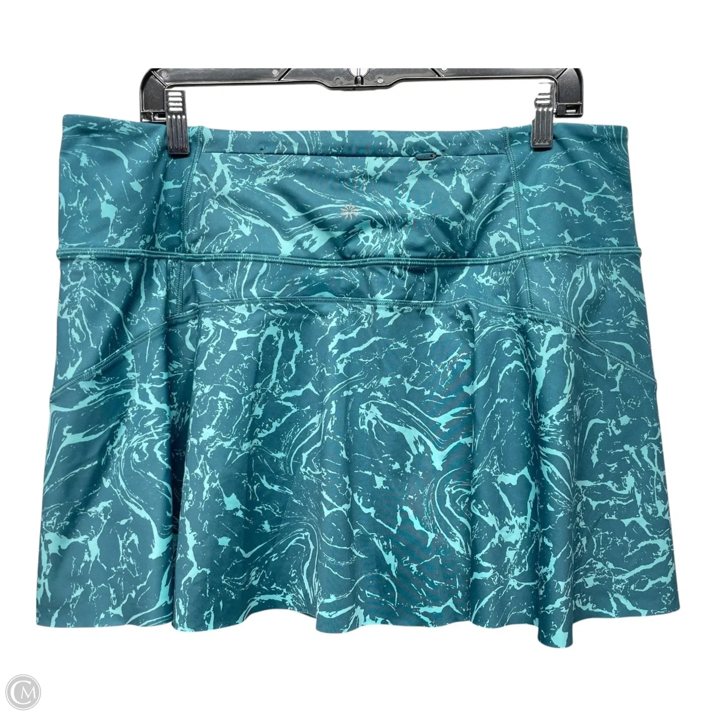 Athletic Skort By Athleta In Green, Size: Xl