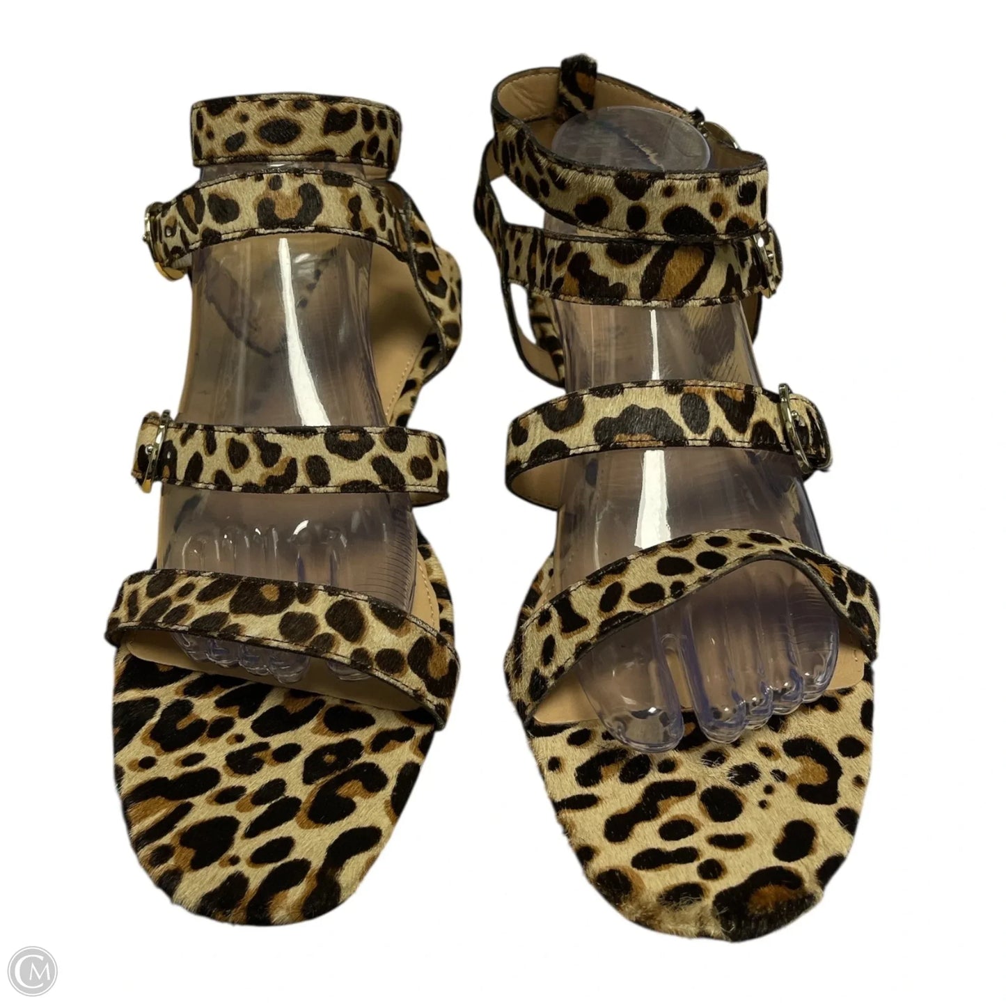 Sandals Flats By J. Crew In Animal Print, Size: 12