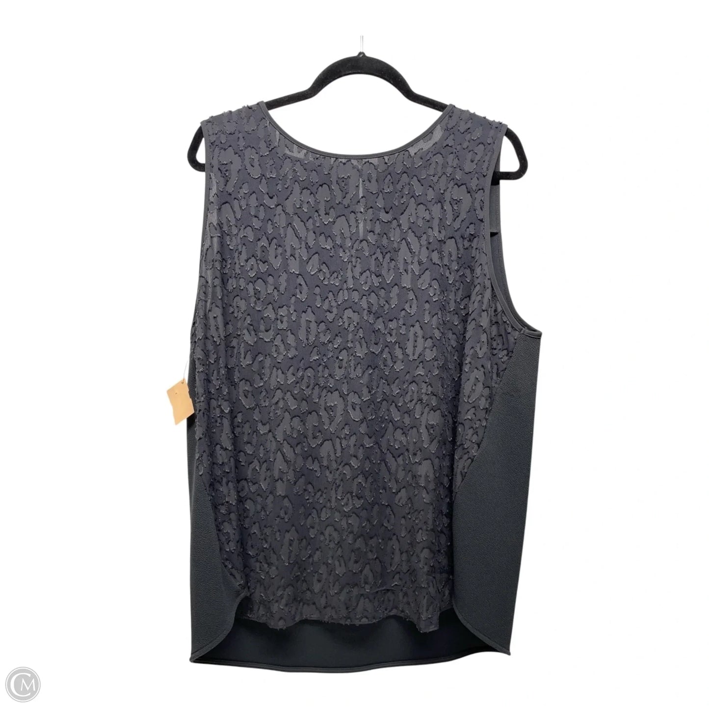 Top Sleeveless By Loft In Black, Size: Xl