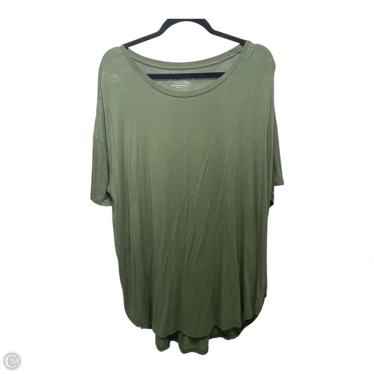 Top Short Sleeve By Time And Tru In Green, Size: Xl