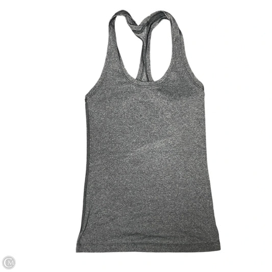 Athletic Tank Top By Lululemon In Grey, Size: S