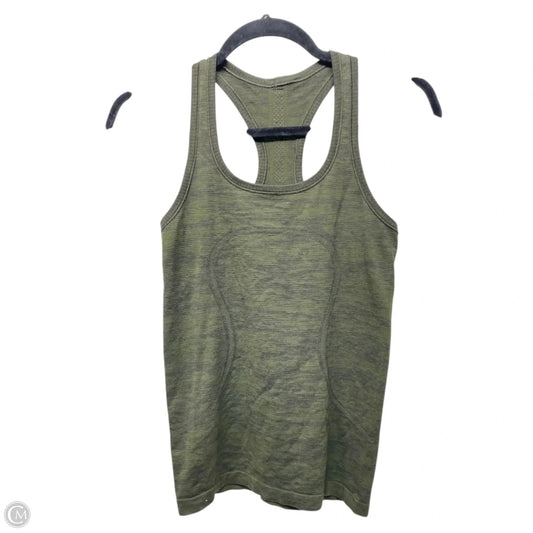 Athletic Tank Top By Lululemon In Green, Size: S