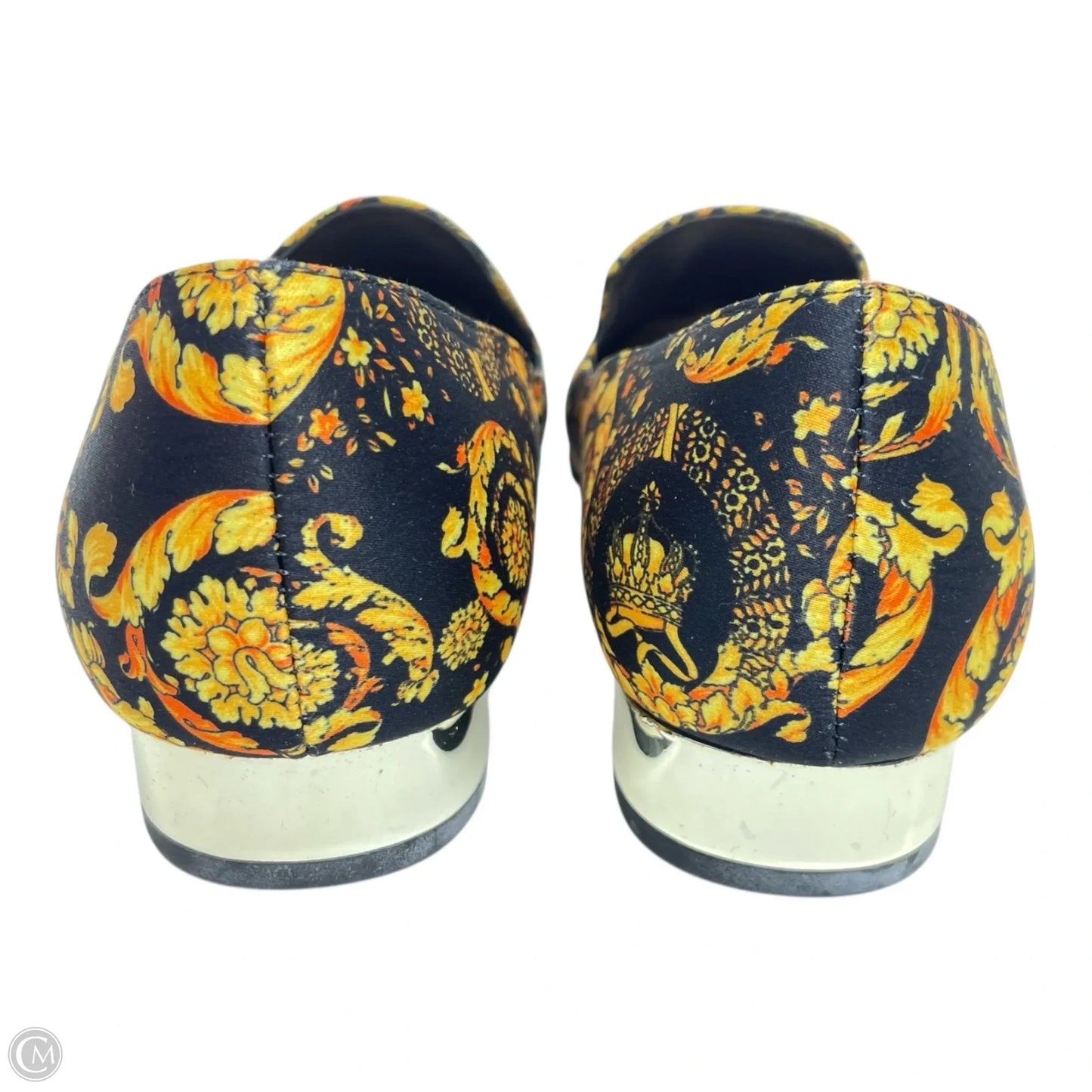 Shoes Flats By Shoedazzle In Black & Gold, Size: 8