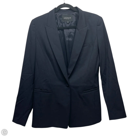 Blazer Designer By Lafayette 148 In Navy, Size: 10