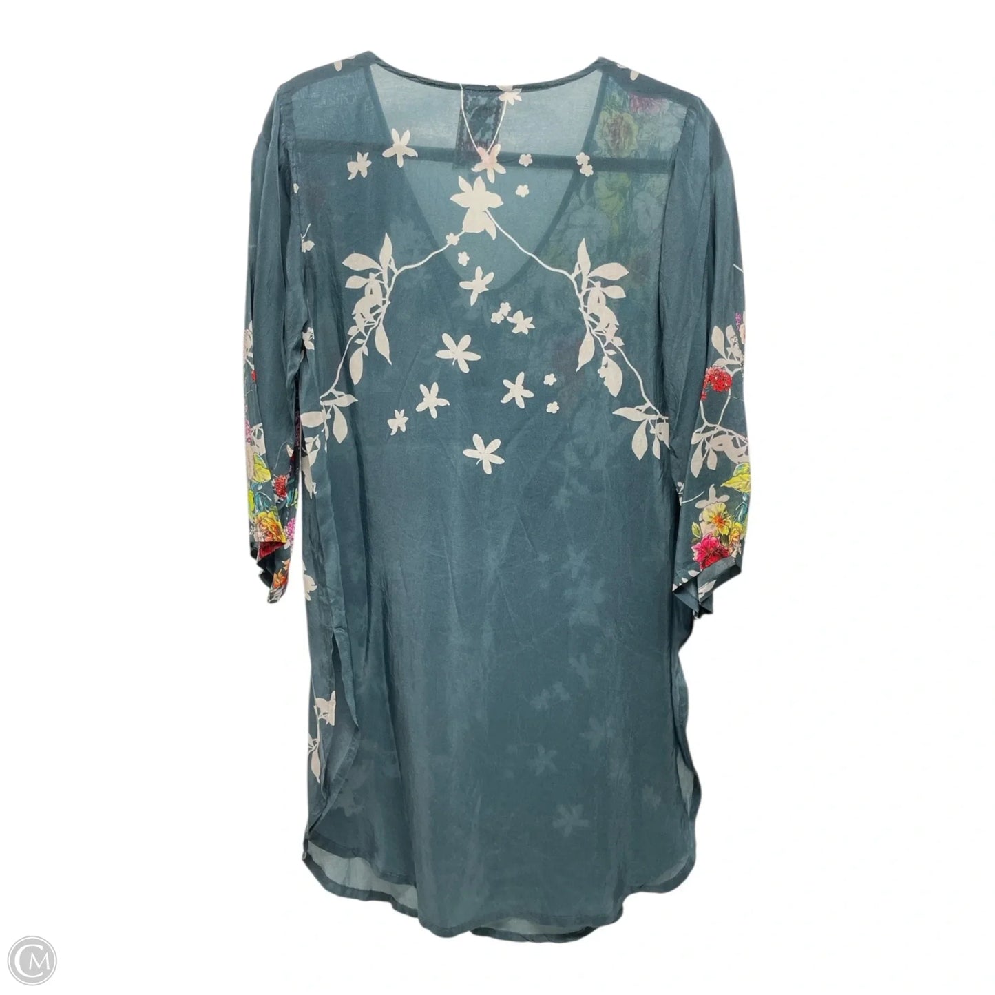 Tunic Designer By Johnny Was In Green, Size: S