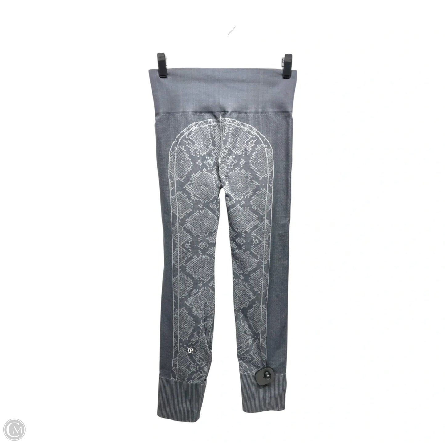 Athletic Leggings By Lululemon In Grey, Size: S
