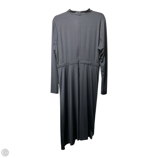 Dress Casual Midi By Ted Baker In Navy, Size: 12